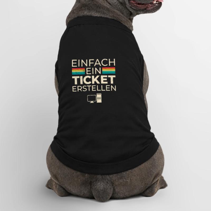 Science Coder CRÉEZ SIMPLEMENT UN BILLET DRÔLE T-shirt bio premium pour chien