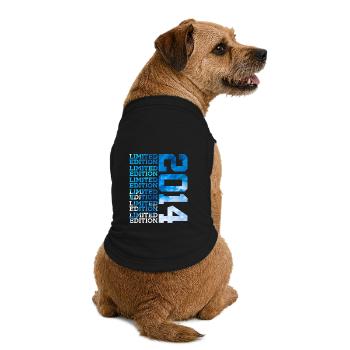 LIMITED EDITION 2014 12 YEARS 12TH BIRTHDAY - Premium Organic Dog T-Shirt - black - Back