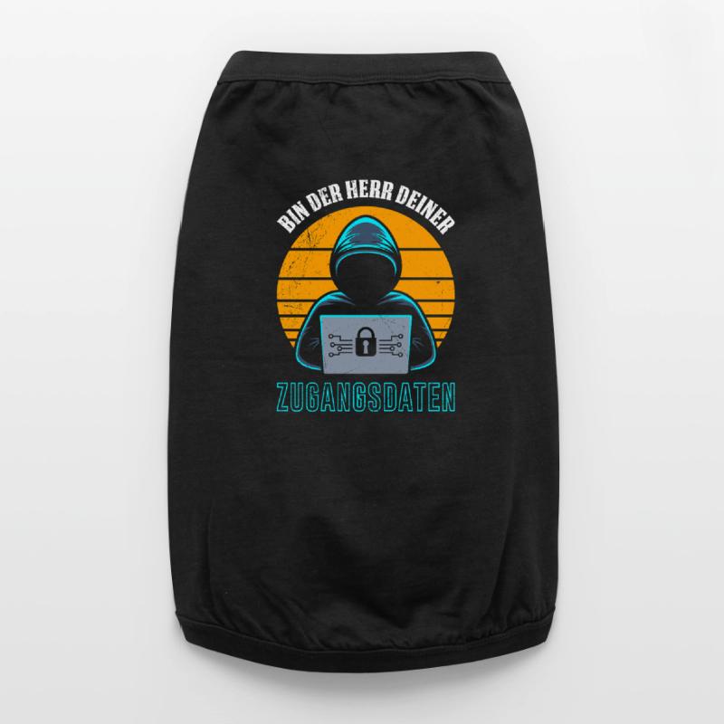 Science Coder BIN DER HERR DEINER ZUGANGSDATEN Premium Organic Hunde-T-Shirt