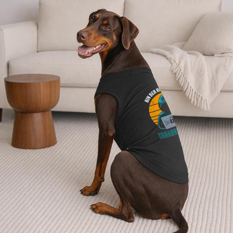 Science Coder BIN DER HERR DEINER ZUGANGSDATEN Premium Organic Hunde-T-Shirt