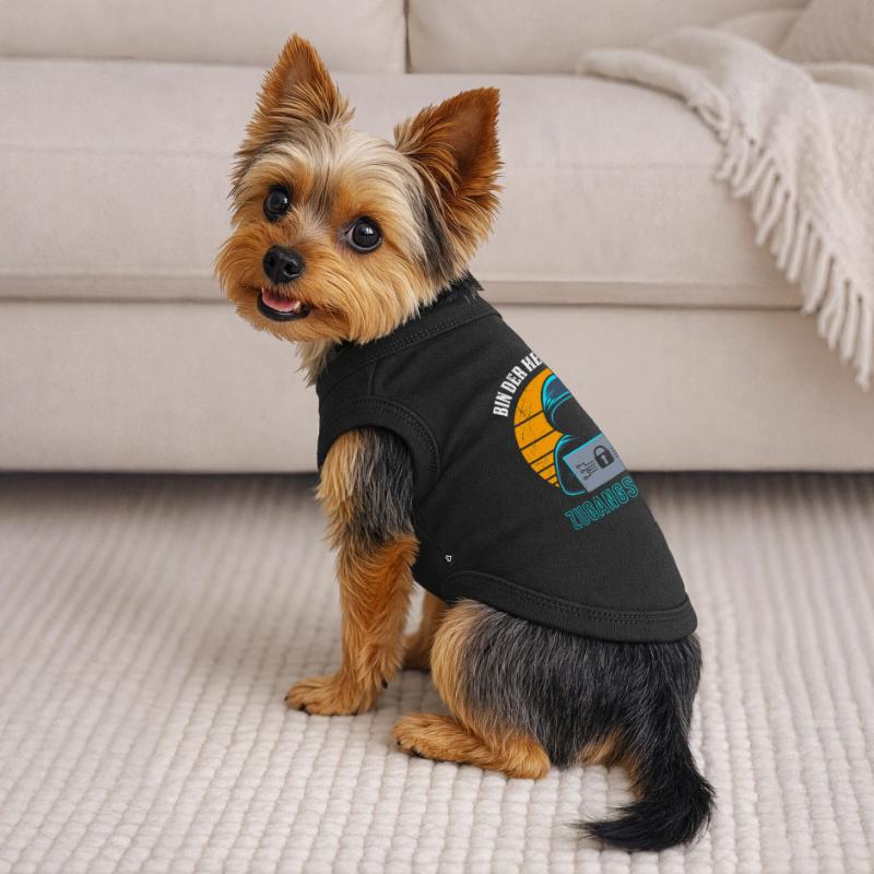 Science Coder BIN DER HERR DEINER ZUGANGSDATEN Premium Organic Hunde-T-Shirt