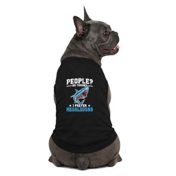Équipe de recherche Megalodon Megalodon Shark Lover - T-shirt bio premium pour chien - noir - Dos