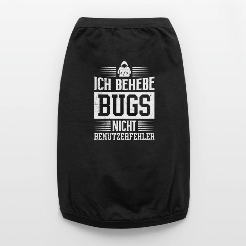 Coder I FIX BUGS NOT USER ERROR FUNNY Premium Organic Dog T-Shirt