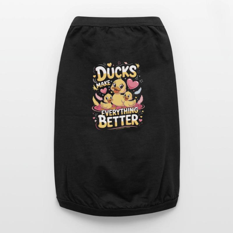 Ducks Make Everything Better Ducks Make Everything Premium Organic Dog T-Shirt