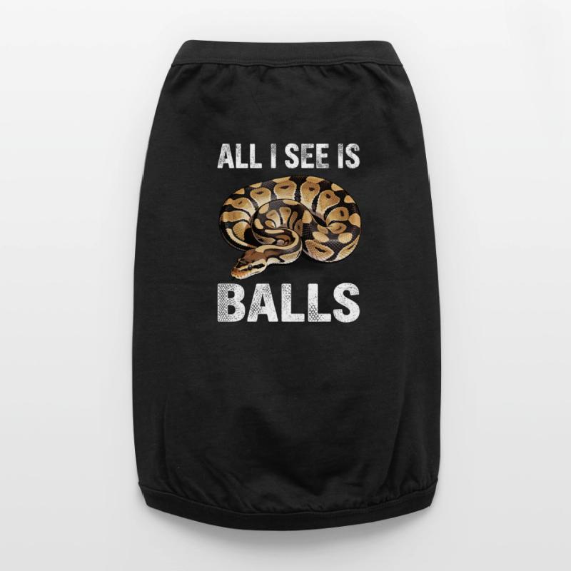 Python roi Serpents Amateurs de terrarium Python T-shirt bio premium pour chien