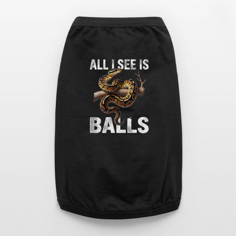 Python roi Serpents Amateurs de terrarium Python T-shirt bio premium pour chien