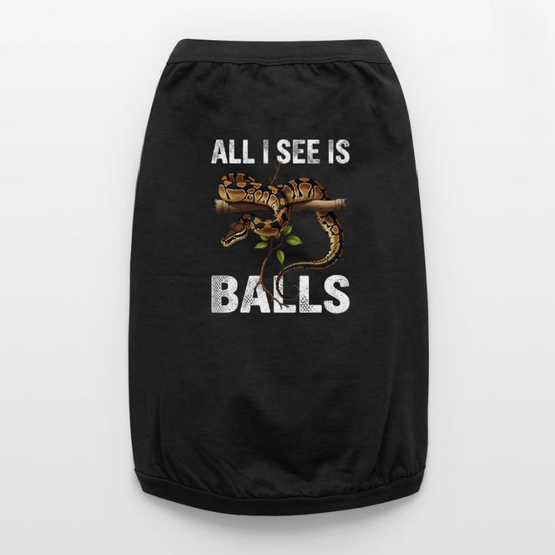 Python roi Serpents Amateurs de terrarium Python T-shirt bio premium pour chien