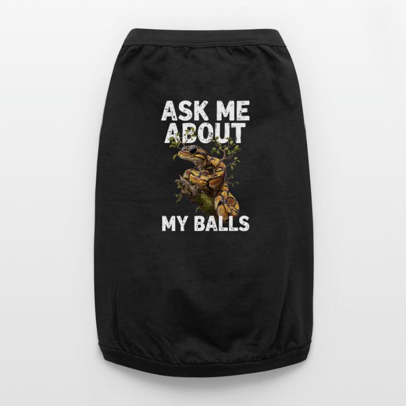 Python roi Serpents Amateurs de terrarium Python T-shirt bio premium pour chien