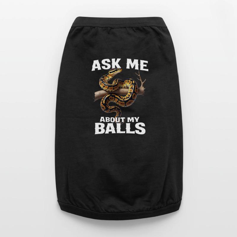 Python roi Serpents Amateurs de terrarium Python T-shirt bio premium pour chien