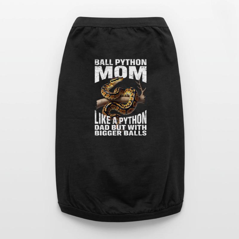 Maman Python roi Maman Serpents Terrarium Python T-shirt bio premium pour chien