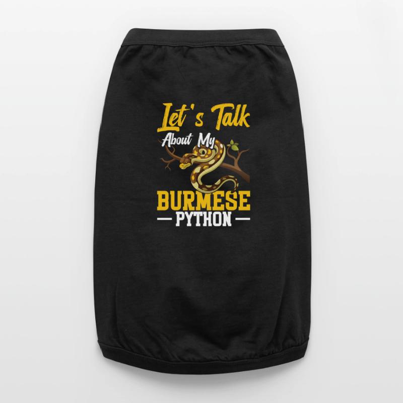  Burmese Python Owner Snake Terrarium Hide Python Premium Organic Dog T-Shirt