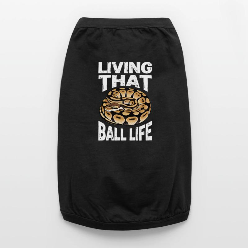 Python roi Serpents Amateurs de terrarium Python T-shirt bio premium pour chien