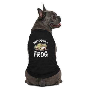 Expressions de grenouilles, Grenouilles, drôle de cadeau de grenouille - T-shirt bio premium pour chien - noir - Dos
