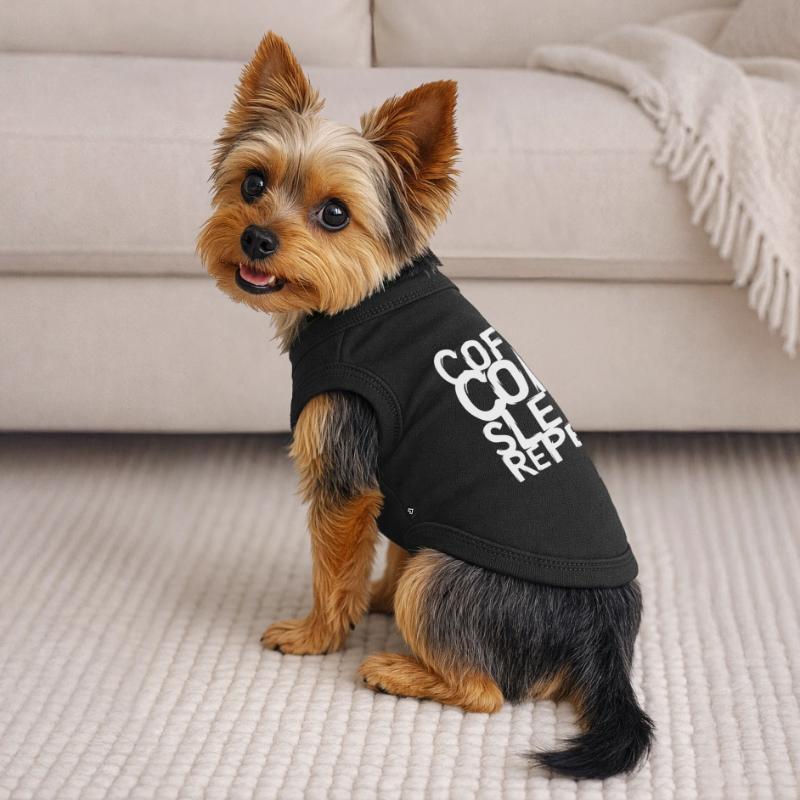 coffee code Programmer - Computer Science Work Logo Premium Organic Dog T-Shirt