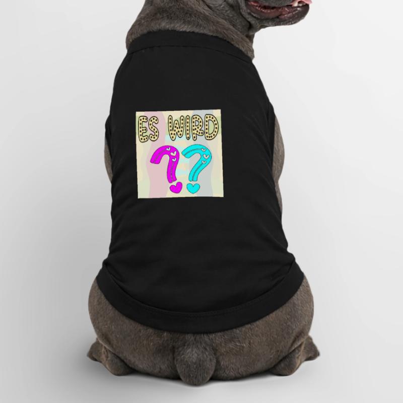 BABYSPRÜCHE - ES WIRD EIN MÄDCHEN ODER JUNGE FRAGE Premium Organic Hunde-T-Shirt