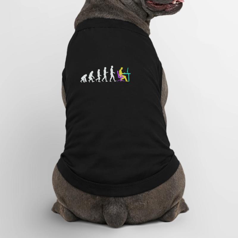 Developer Evolution Computergeek Open Source Premium Organic Dog T-Shirt