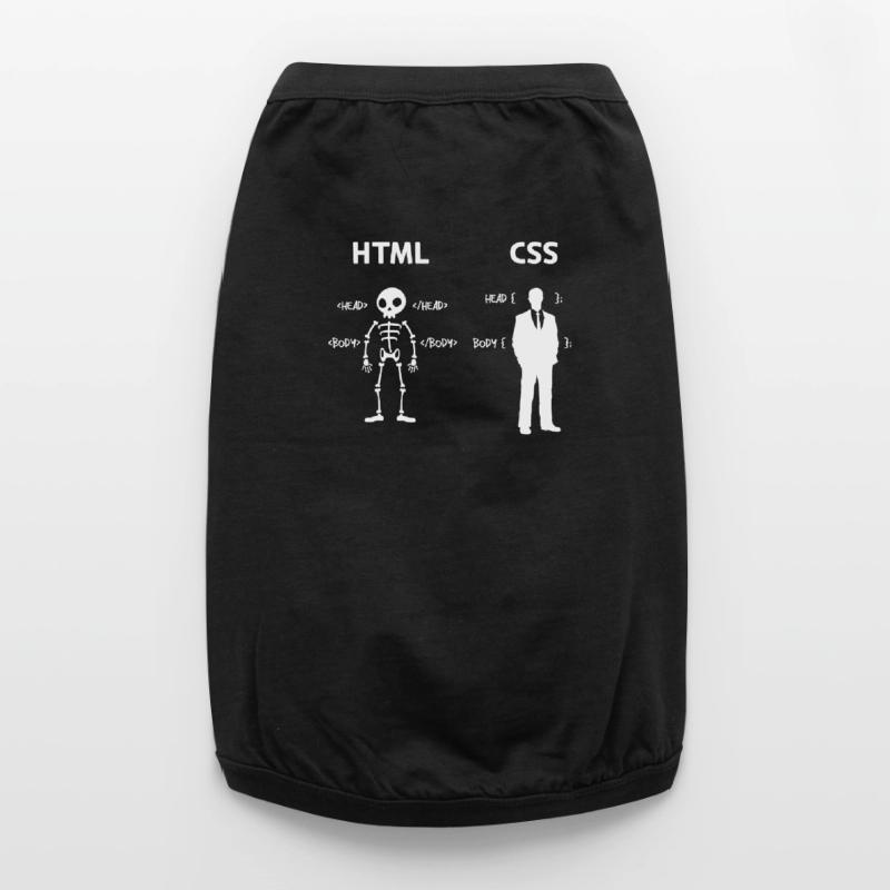 Code Css C++ Php Java Développeur Code Scripting T-shirt bio premium pour chien