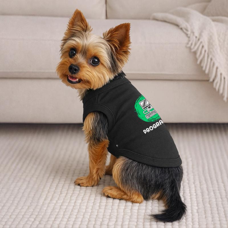Computer Developer Programmierer Computerfreak Premium Organic Hunde-T-Shirt