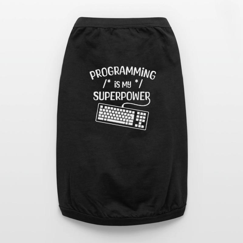 Computerfreak Developer Statement Coden Informatik Premium Organic Hunde-T-Shirt