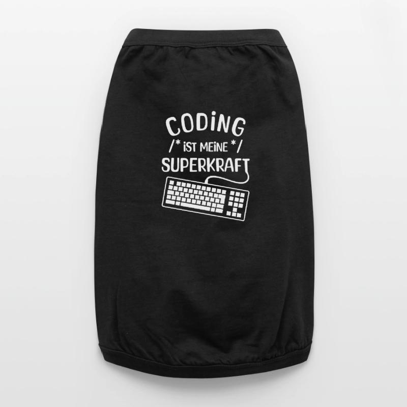 Instruction de script de code Développeur Computergeek T-shirt bio premium pour chien
