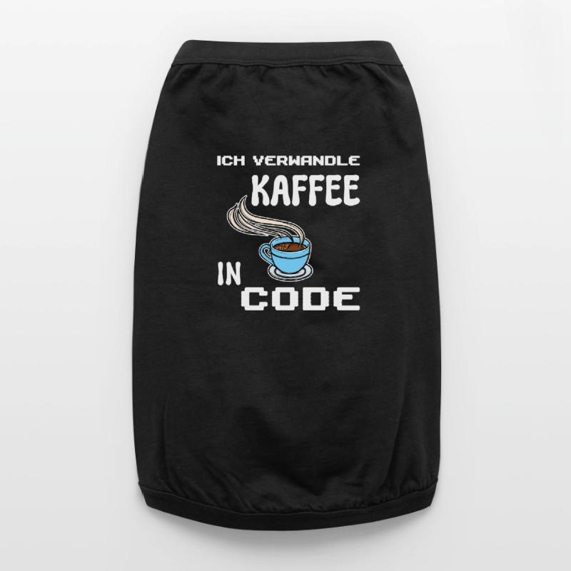 Developer Computerfreak Statement Coden Skripting Premium Organic Hunde-T-Shirt