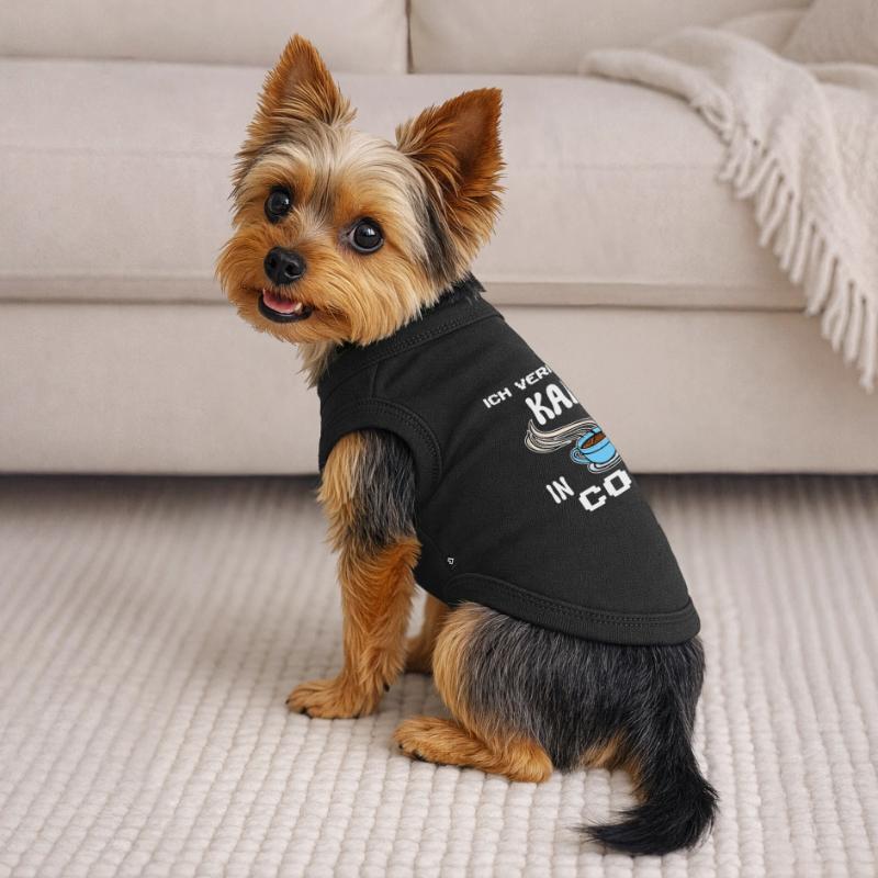 Developer Computerfreak Statement Coden Skripting Premium Organic Hunde-T-Shirt