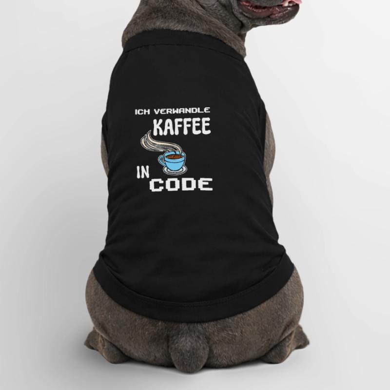 Developer Computerfreak Statement Coden Skripting Premium Organic Hunde-T-Shirt
