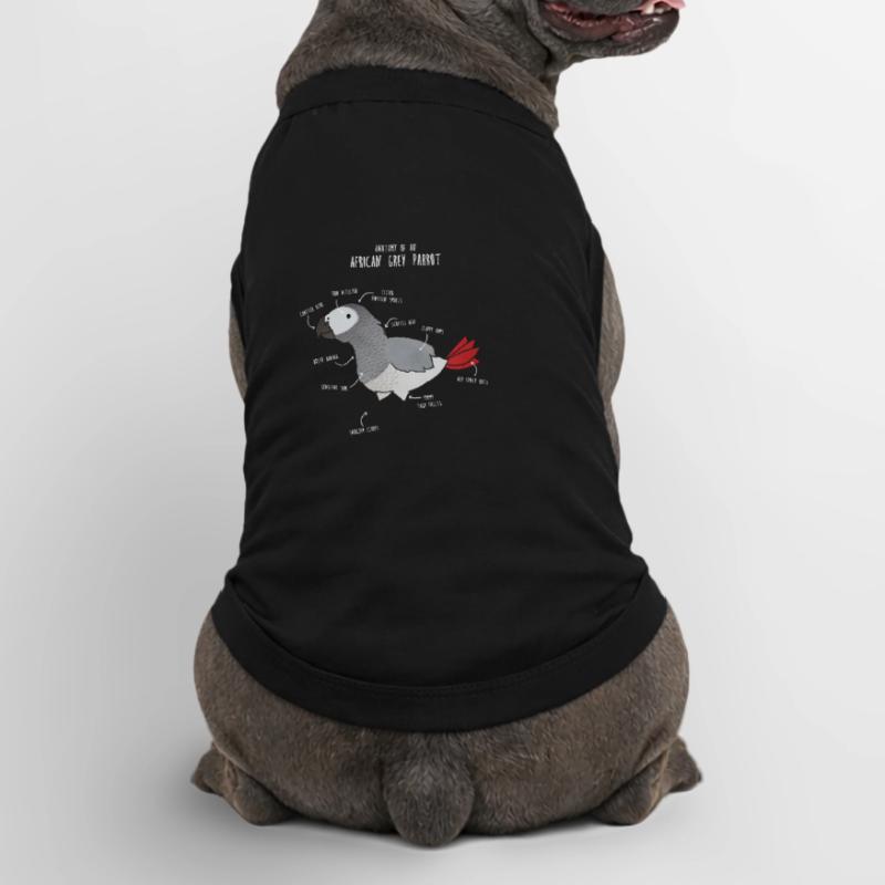 Anatomie der Kugelpython Premium Organic Hunde-T-Shirt