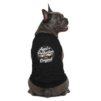 Vintage 1987 Né Rétro Original 1987 - T-shirt bio premium pour chien - noir - Dos