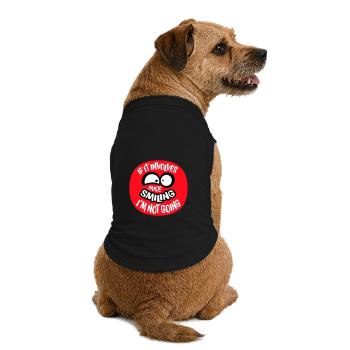 S’il s’agit d’un faux sourire, je ne vais pas le dire - T-shirt bio premium pour chien - noir - Dos