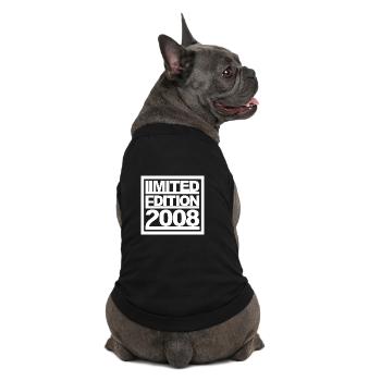 Edition Limitée 2008 Design Anniversaire - T-shirt bio premium pour chien - noir - Dos