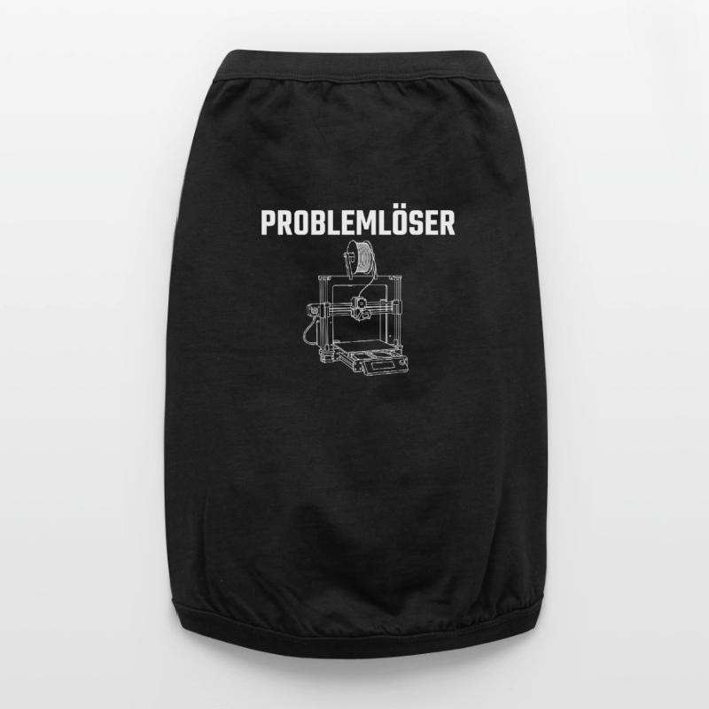 Problem Solver 3D Printer – Maker Statement Design Premium Organic Dog T-Shirt