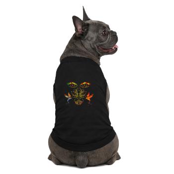 Zen face - Premium Organic Dog T-Shirt - black - Back