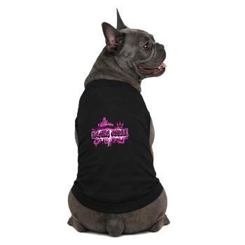 Racing Queen Go kart design - Premium Organic Dog T-Shirt - black - Back
