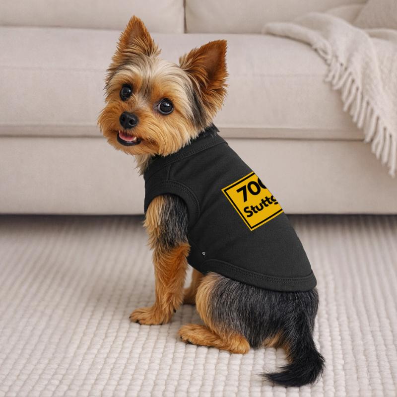 OLD POSTCODE POSTCODE RETRO 7000 STUTTGART SCHWABE Premium Organic Dog T-Shirt