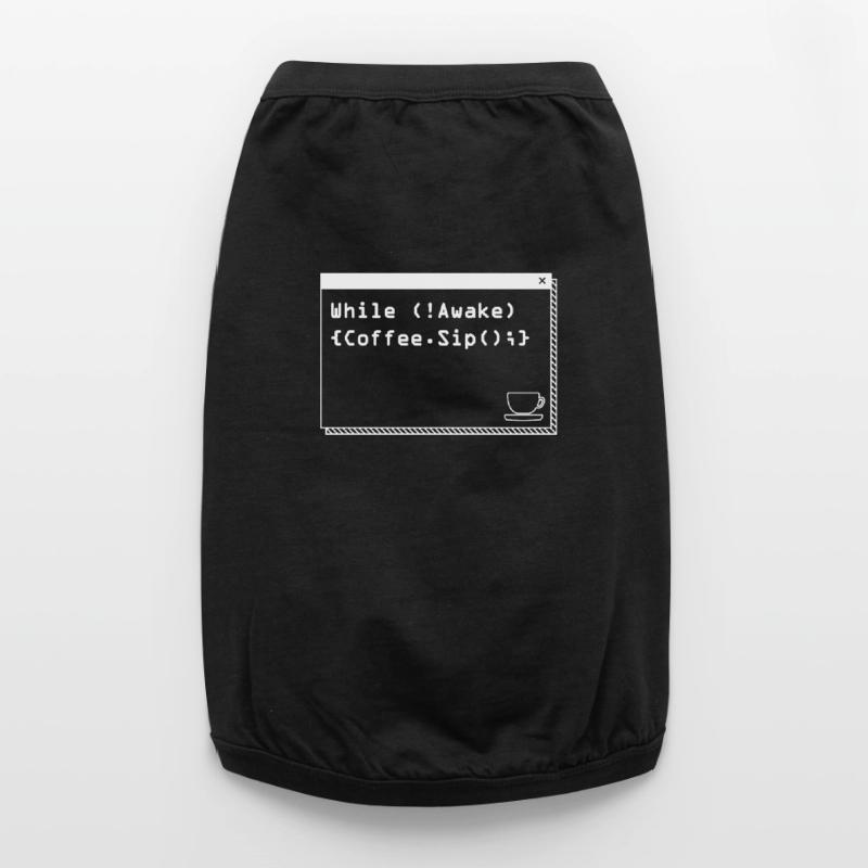 Programmers generate code from coffee Premium Organic Dog T-Shirt