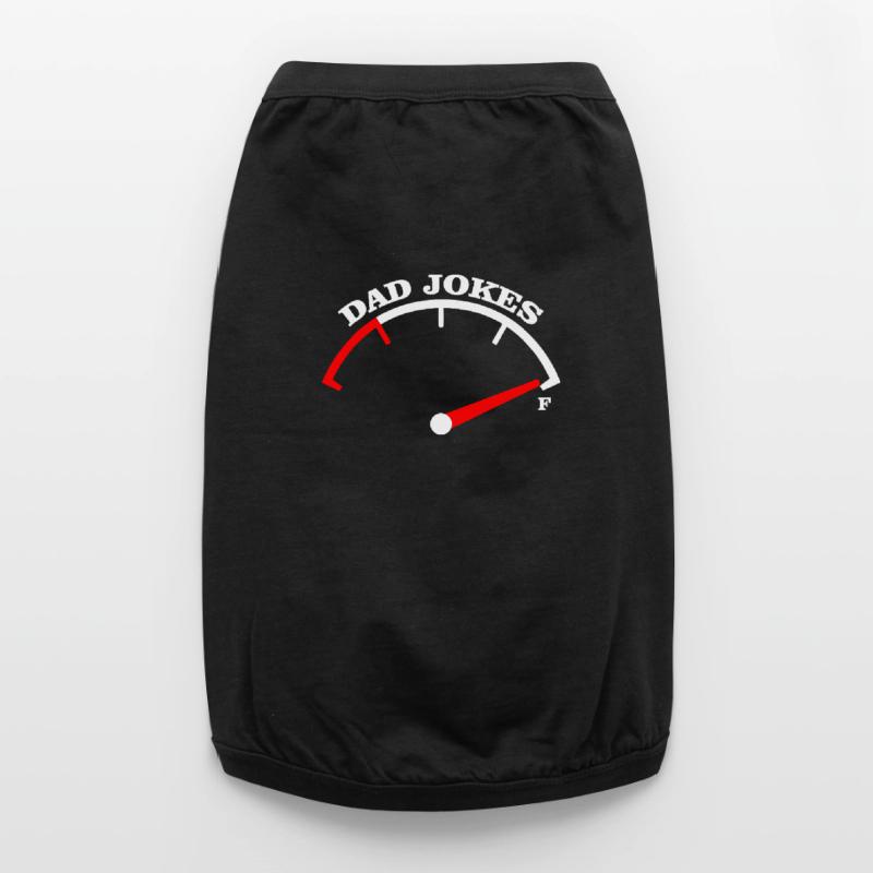 Conception du Tee Meter Dad Jokes T-shirt bio premium pour chien