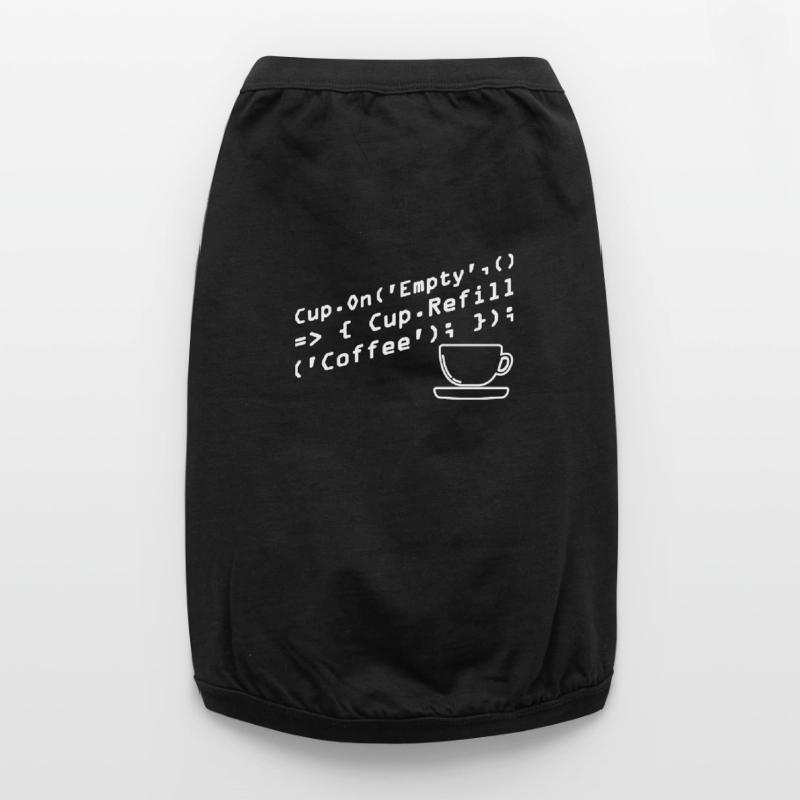 Programmers generate code from coffee Premium Organic Dog T-Shirt