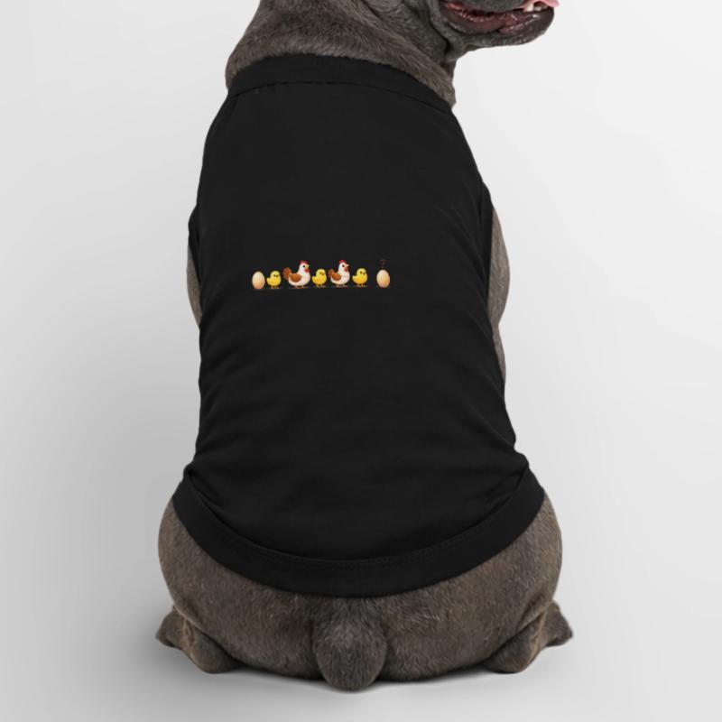 Evolution egg chick hen darwin Premium Organic Dog T-Shirt