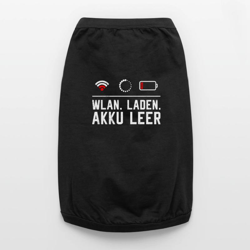 Coder WiFi. LOADING. BATTERY EMPTY FUNNY Premium Organic Dog T-Shirt