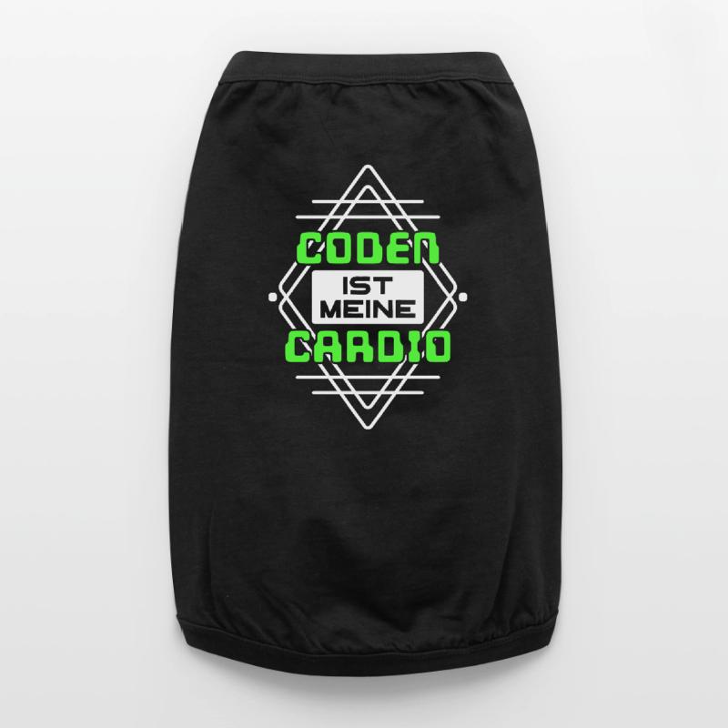 Coden Statement Developer Computerfreak Skripting Premium Organic Hunde-T-Shirt