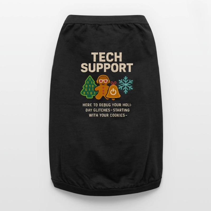 Admin Weihnachtsgeschenk IT Support Debugging Premium Organic Hunde-T-Shirt