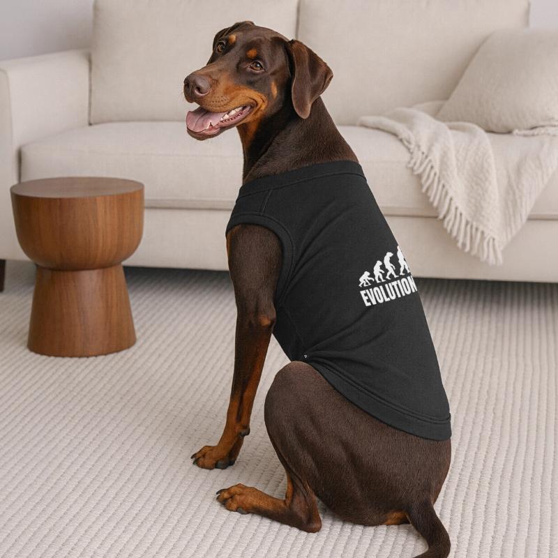 Programmeur Computer Freak Evolution Rétro T-shirt bio premium pour chien