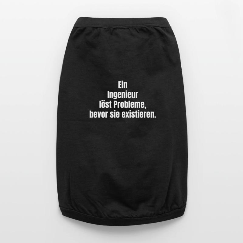 Engineer solves problems before they exist Premium Organic Dog T-Shirt