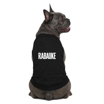 Rabauke - Premium Organic Hunde-T-Shirt - Schwarz - Hinten