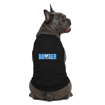 Bomber Tu-160 - Premium Organic Hunde-T-Shirt - Schwarz - Hinten