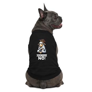 Before You Ask Sheep Sheep Shepherd Sheep Holder - Premium Organic Dog T-Shirt - black - Back