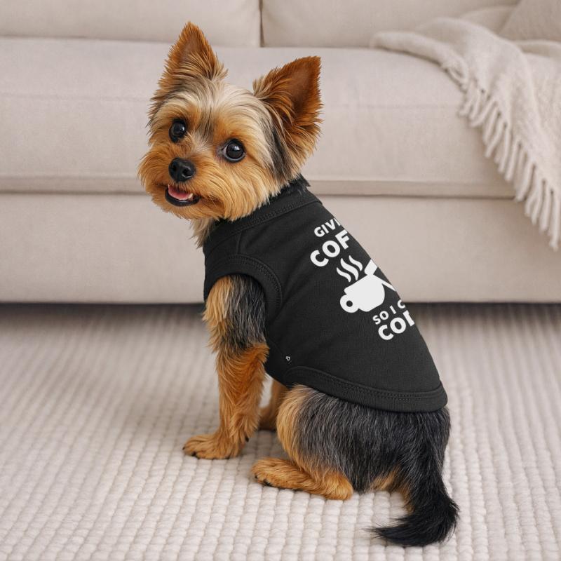 Déclaration de carrière Work Coder Gagner de l’argent T-shirt bio premium pour chien