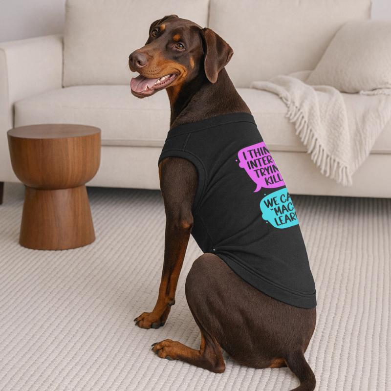 Programmeur GPT Coder T-shirt bio premium pour chien