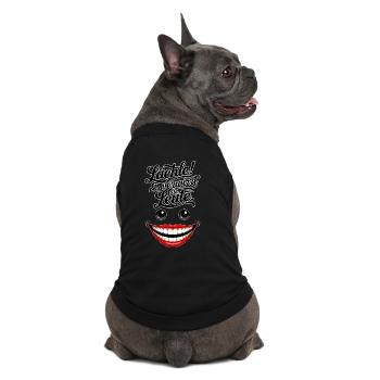 Always smiling - Premium Organic Dog T-Shirt - black - Back